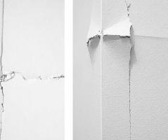Retak di drywall: alasan dan cara memperbaiki