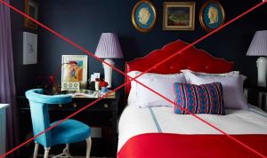 5 kesalahan klasik yang dibuat ketika lukisan dinding kamar tidur. Dan solusi mereka