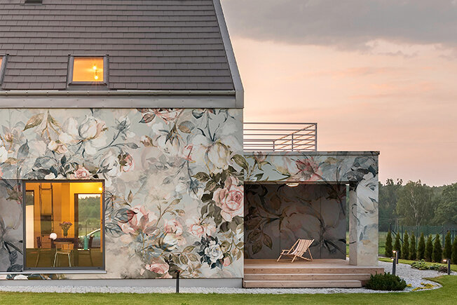 wallpaper Facade, foto: interior.ru