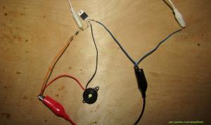 Cara membuat sistem keamanan sederhana pada satu transistor