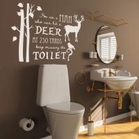 6 mendinginkan ide-ide desain untuk dekorasi kamar mandi Anda, dengan stiker.