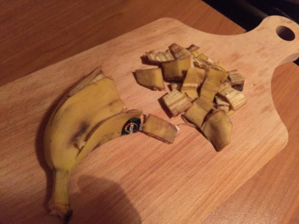 Jadi saya memasak pisang makan