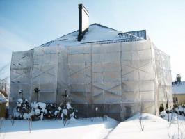 Kami salju tidak penghalang: pagar dan membangun musim dingin