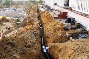 Anggaran sistem daerah drainase dan saluran pembuangan badai dari pengguna portal