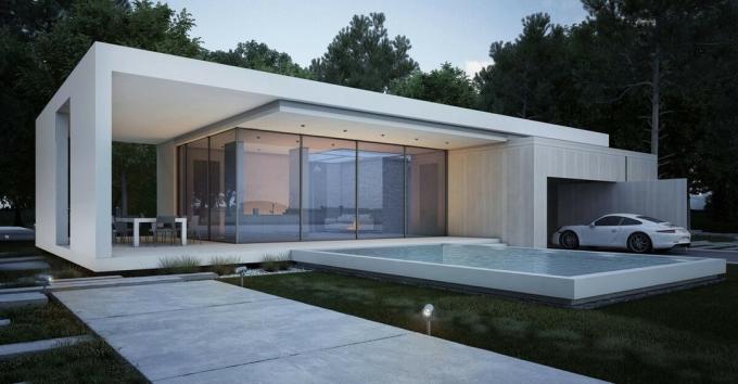 Rumah dalam gaya minimalis
