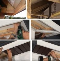 Pengajuan overhang atap: atap sofit, bagaimana membuat file