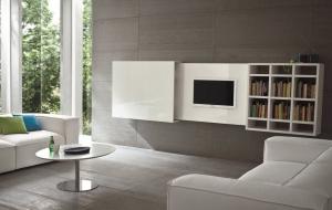 Anda ingin menyembunyikan TV, atau sebaliknya untuk membuat elemen dekoratif dalam interior Anda. 5 ide-ide praktis